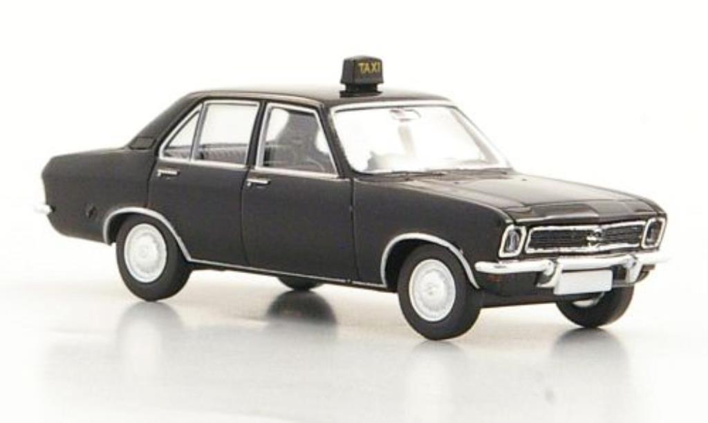 Opel Ascona A 1/87 Brekina A Taxi noire 4-Turer miniature
