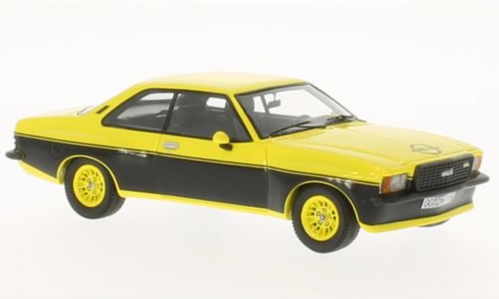 Opel Commodore B 1/43 Neo B GS/E Steinmetz jaune/noire miniature