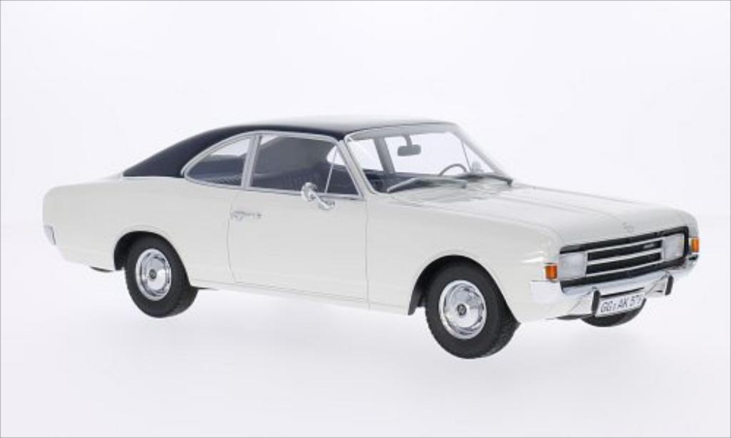 Opel Rekord 1/18 Minichamps C 1700 L Coupe white/bleu 1966 diecast model cars