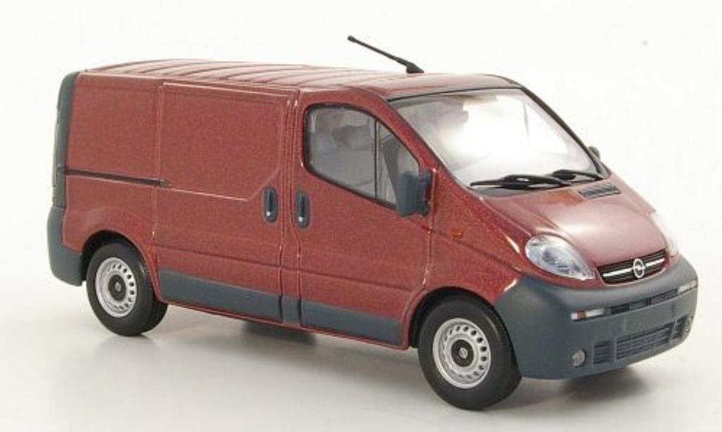 Opel Vivaro 1/43 Minichamps Kasten rouge 2001 miniature