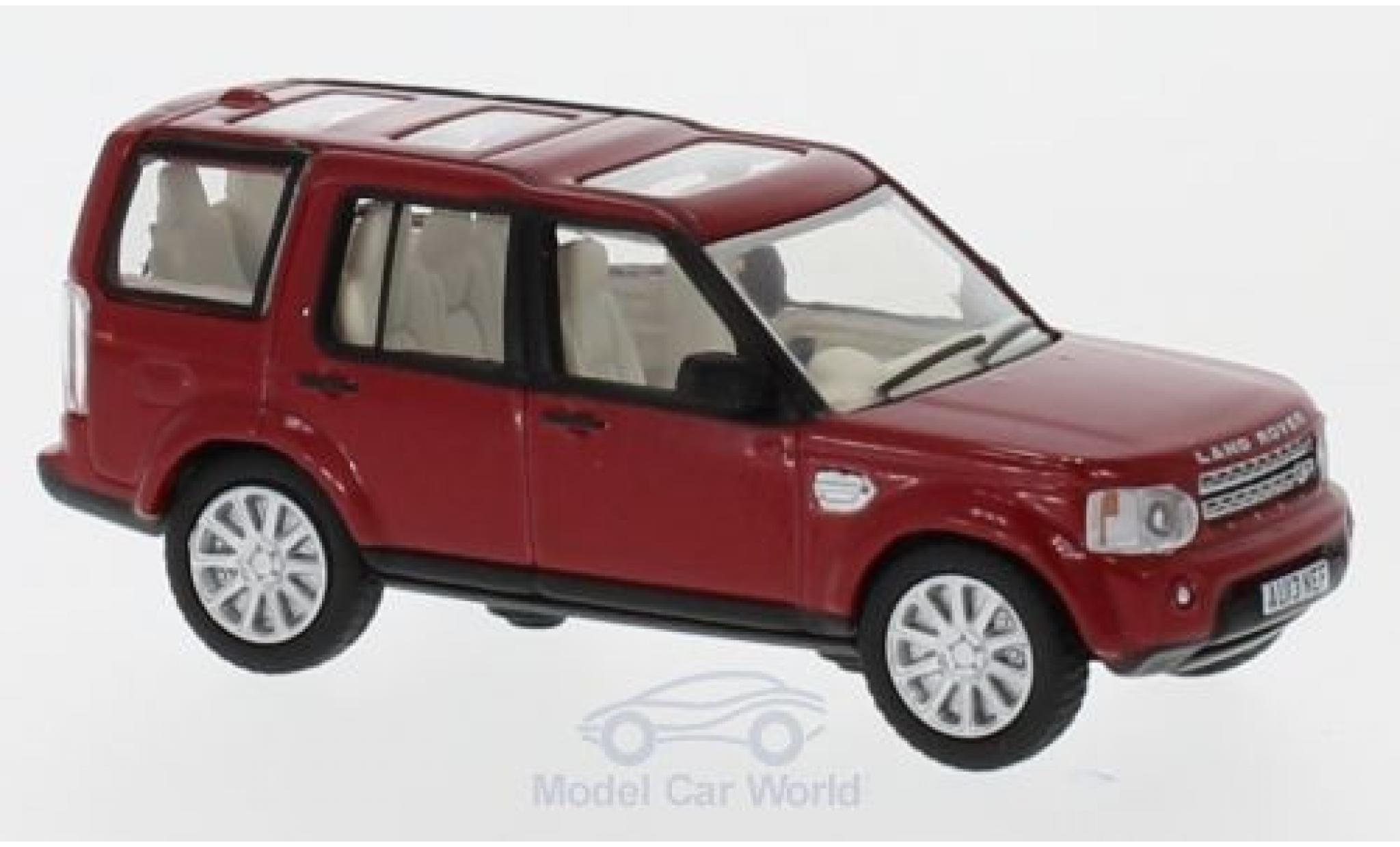Land Rover Discovery 1/76 Oxford 4 metallic-rouge