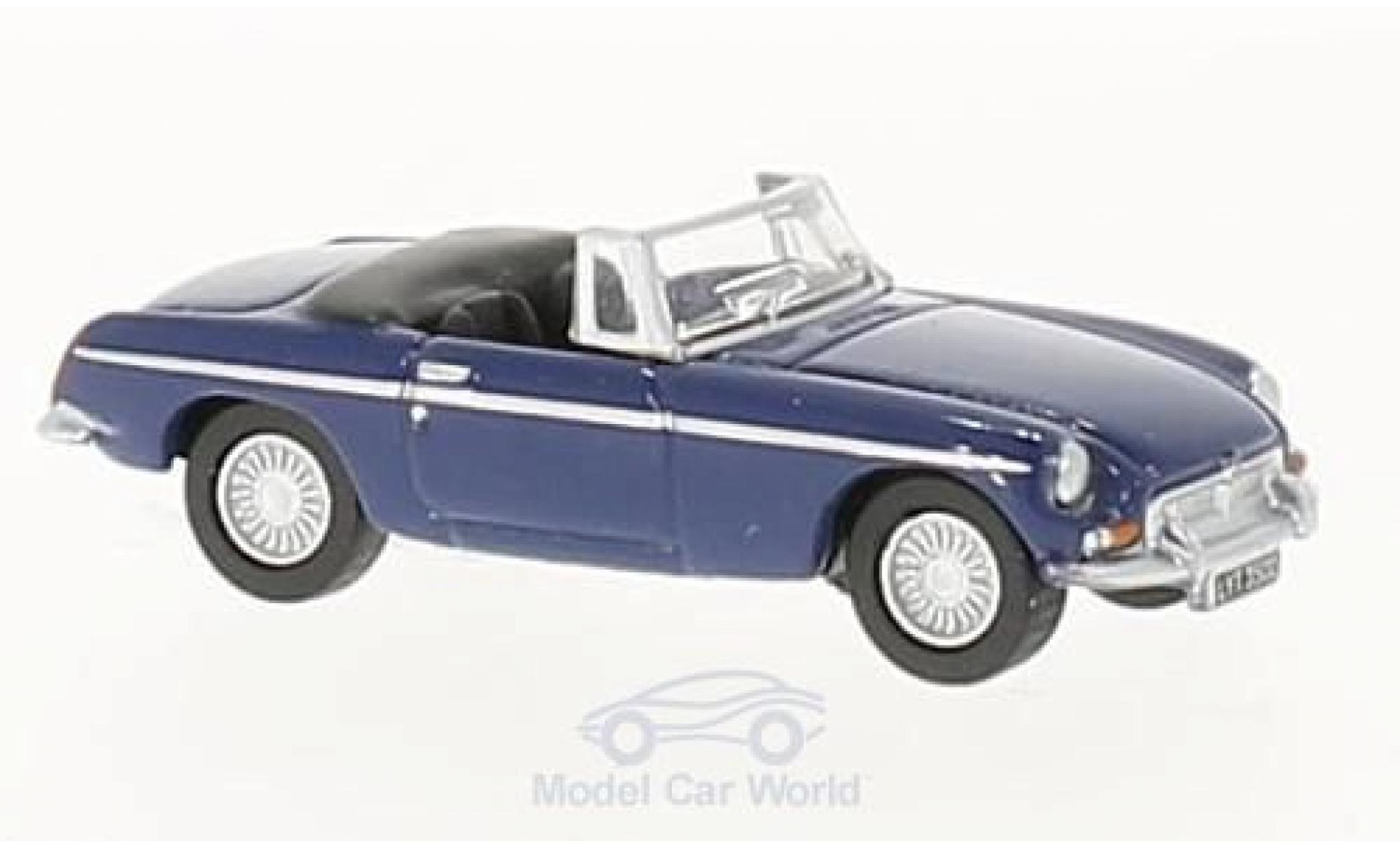 Diecast Model Cars MG B 1/76 Oxford Roadster Blue RHD - Alldiecast.us