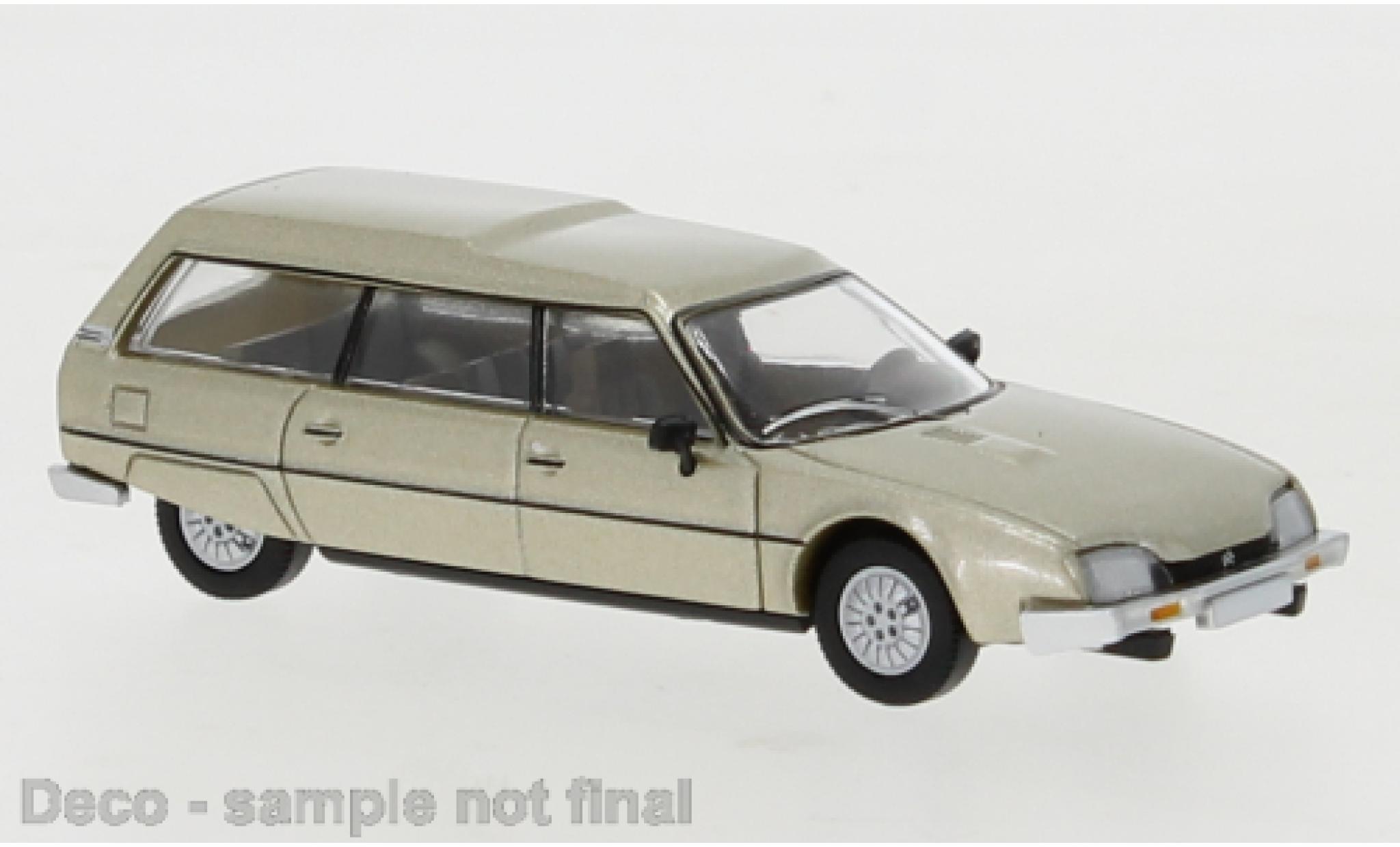 Modellino In Miniatura Citroen Cx Pcx Break Metallise Beige