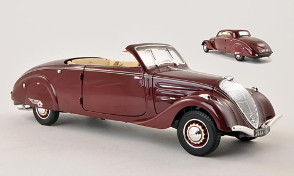 Peugeot 402 1/18 Norev Eclipse rot 1937 modellautos