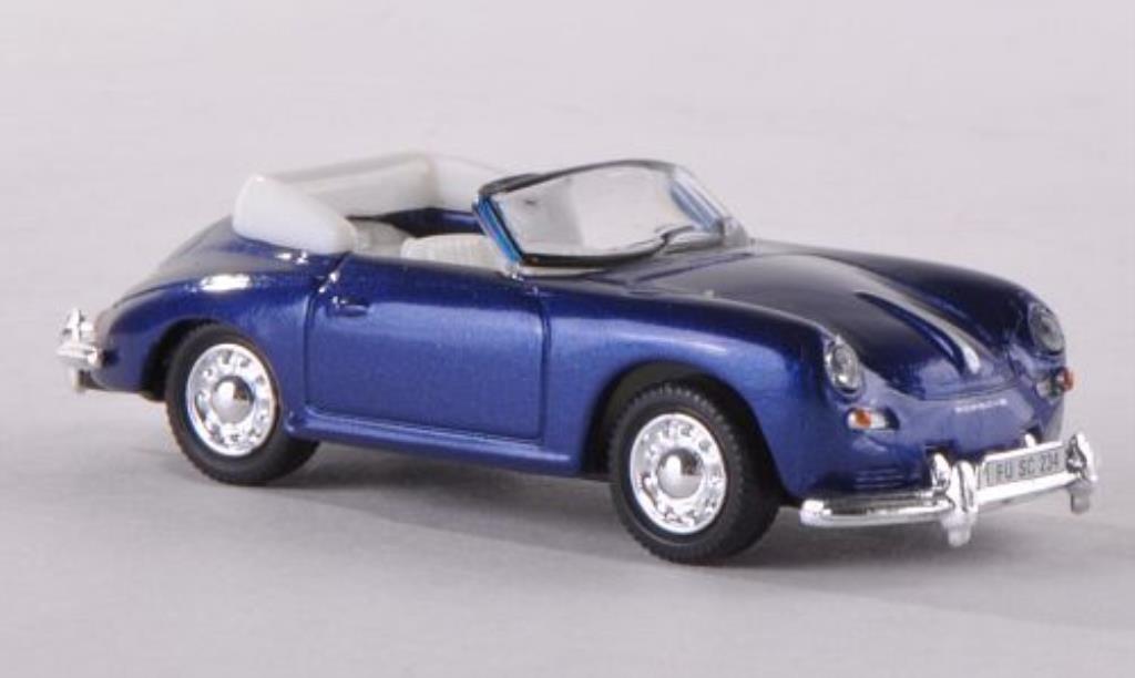 Porsche 356 A 1/87 Schuco Cabrio bleu miniature