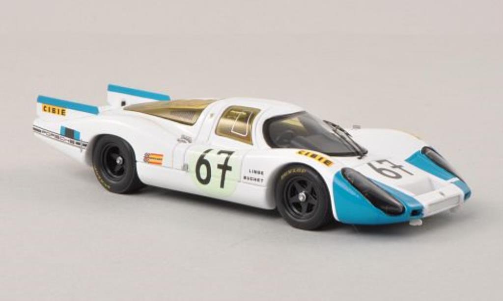 Porsche 907 1/43 Spark No.67 24h Le Mans 1968 /H.Linge miniature