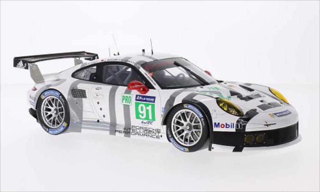 Porsche 991 R 1/18 Spark R No.91 Team Manthey 24h Le Mans 2014 /N.Tandy diecast model cars
