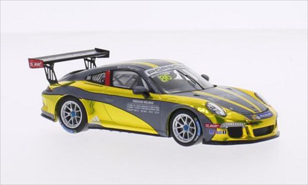 Porsche 997 GT3 CUP 1/43 Spark GT3 Cup No.86 Team Holding Carrera Cup Asia 2015 diecast model cars