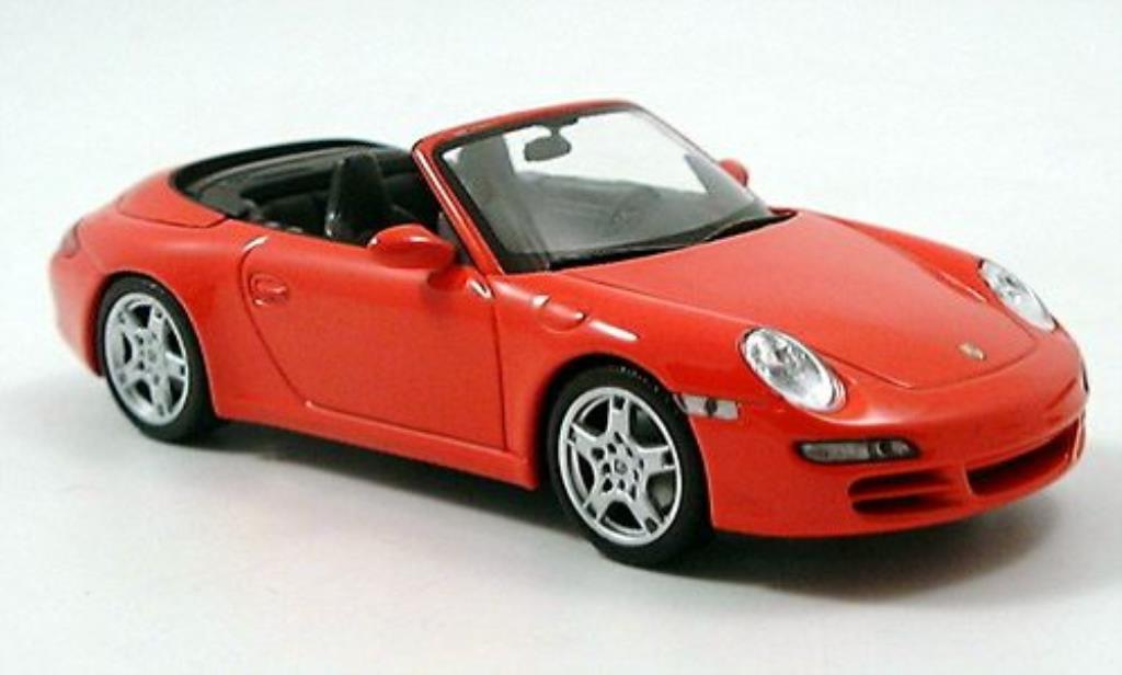 Porsche 997 S 1/43 Minichamps Carrera Cabriolet rouge 2004