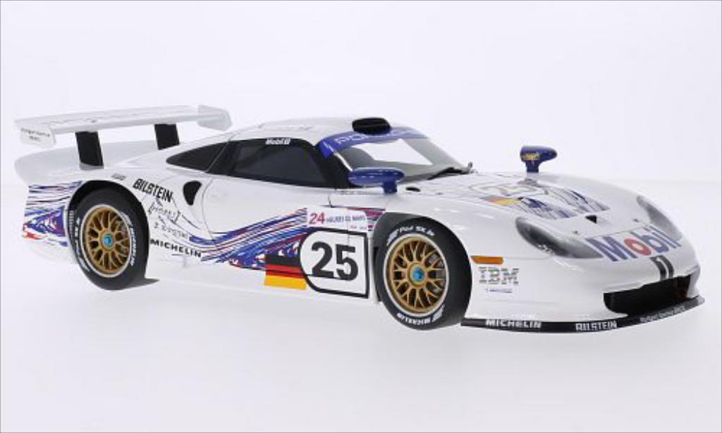 Porsche 993 1/18 Autoart GT1 No.25 24h Le Mans 1997 diecast model cars