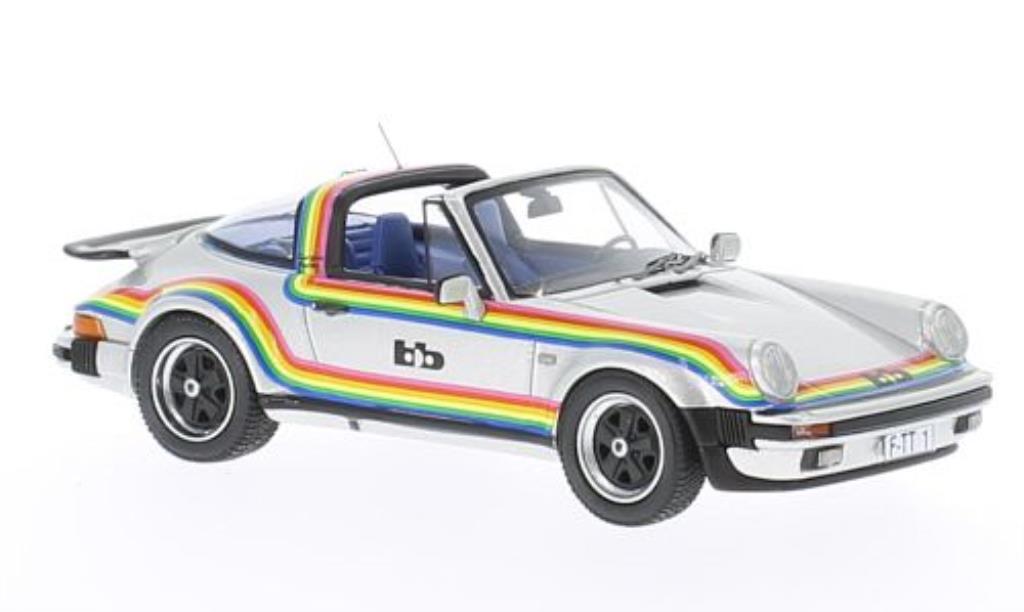 Porsche 930 Turbo 1/43 Neo Targa B&B Tuning grise mit Dekor 1982 miniature