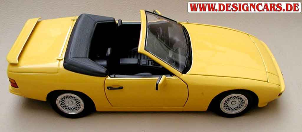 Porsche 924 1/18 Minichamps cabriolet yellow