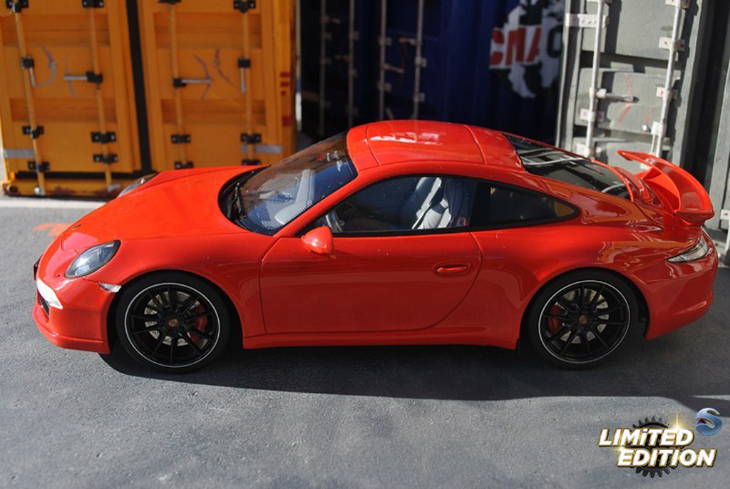 Porsche 991 S 1/18 GT Spirit Carrera S AEROKIT CUP rojo