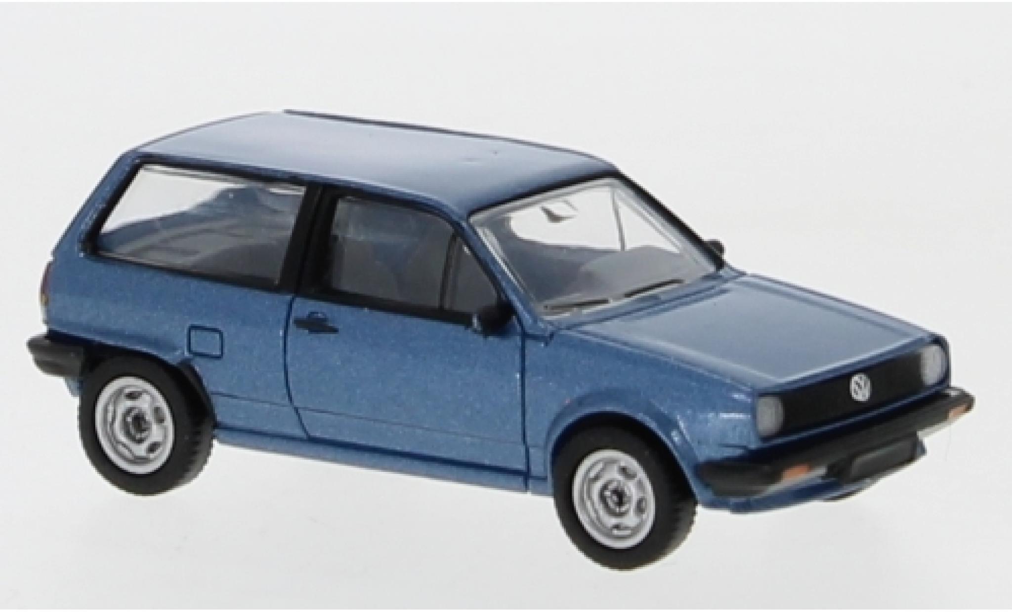 Volkswagen Polo 1/87 Premium ClassiXXs II metallic-bleue 1985