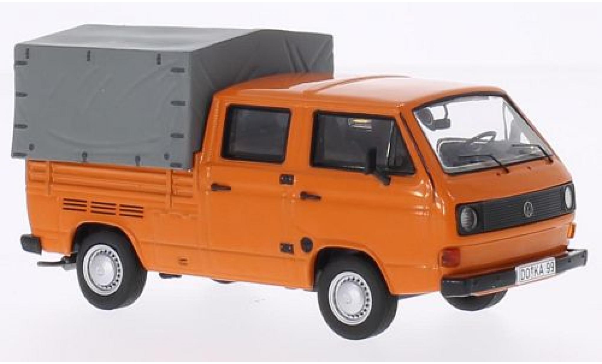 Maßstab Modell 1//43 Volkswagen T3 Doka-Pritsche Orange 1983