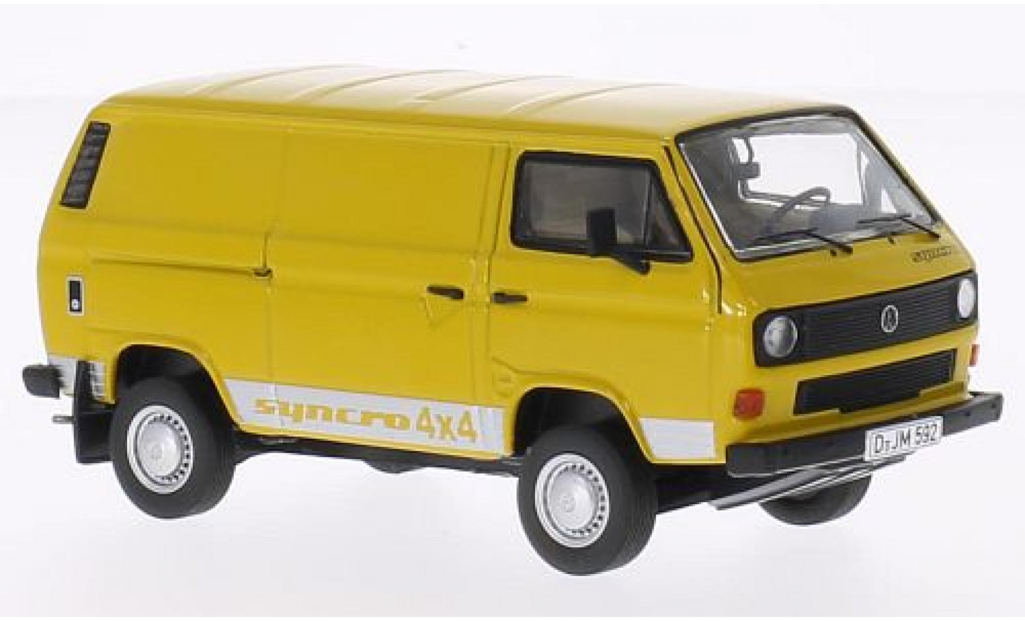 Coche Miniatura Volkswagen T3 1/43 Premium ClassiXXs B Kasten Amarillo ...