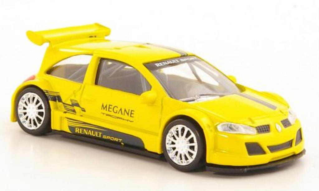 Renault Megane Trophy 1/43 Norev Sport jaune/grise miniature