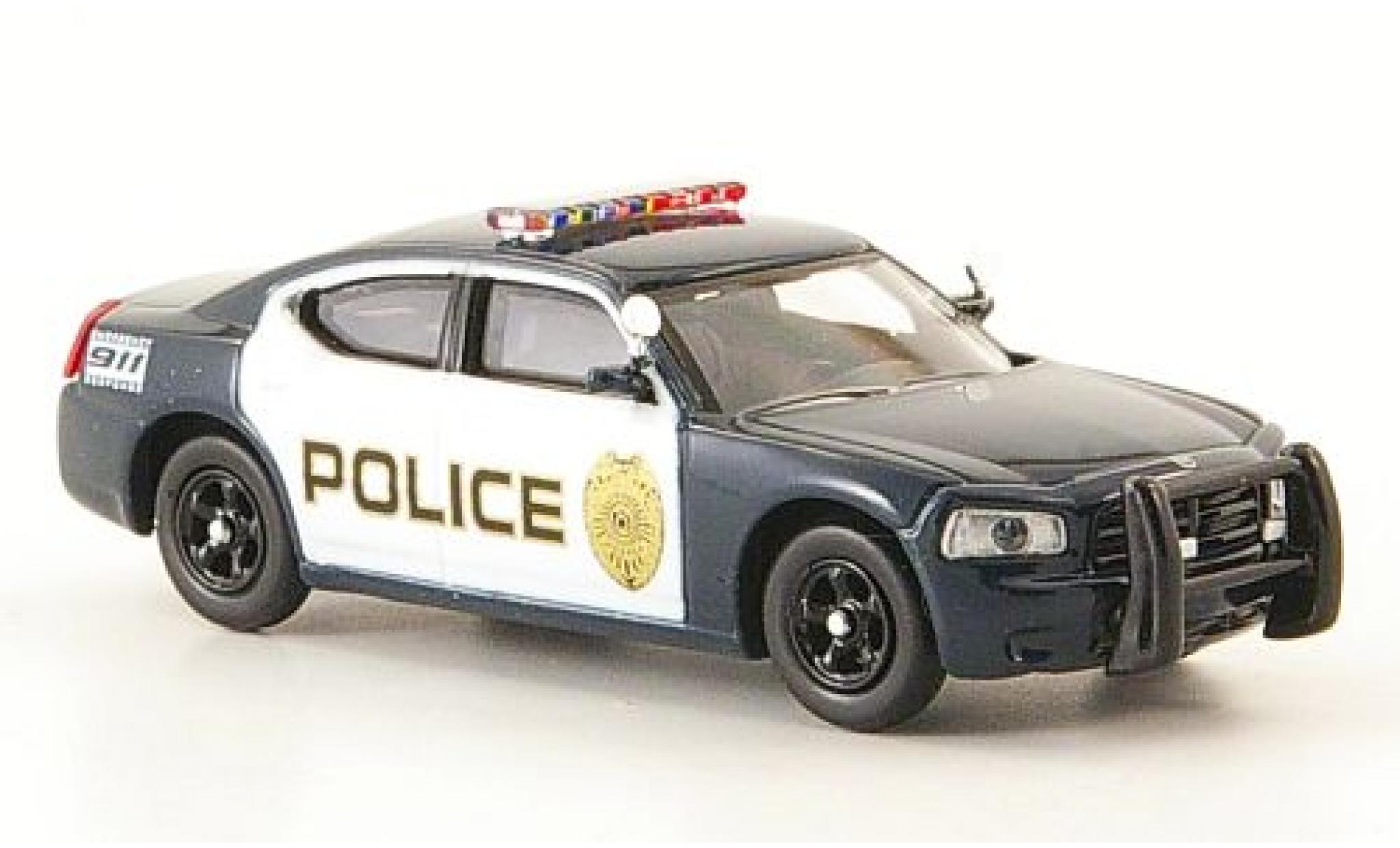Dodge Charger 1/87 Ricko dunkelbleue/blanche Police Polizei (USA)