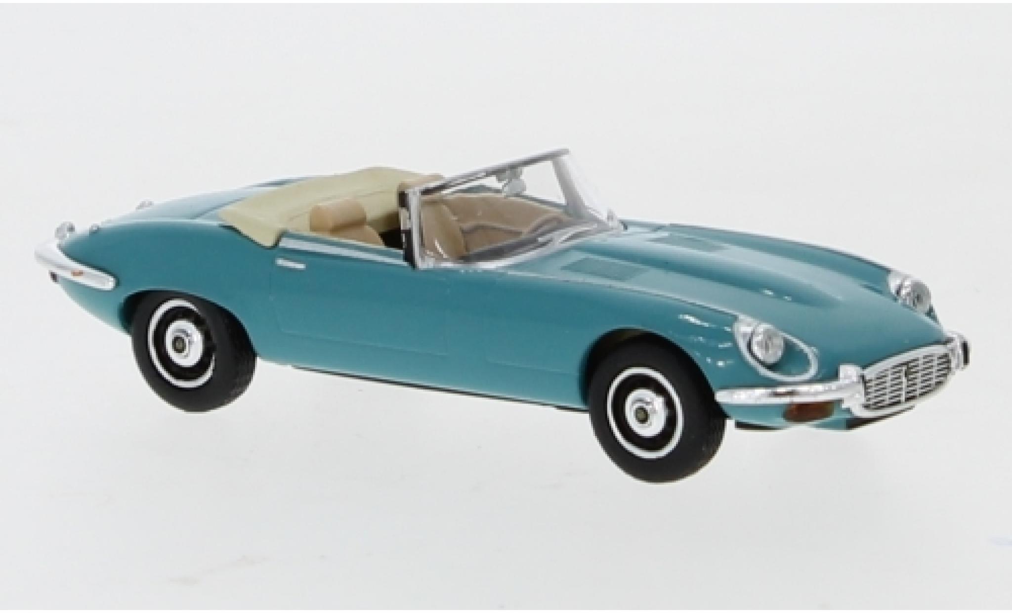 Modellino in miniatura Jaguar E Type 1 87 Ricko Roadster türkis Verdeck