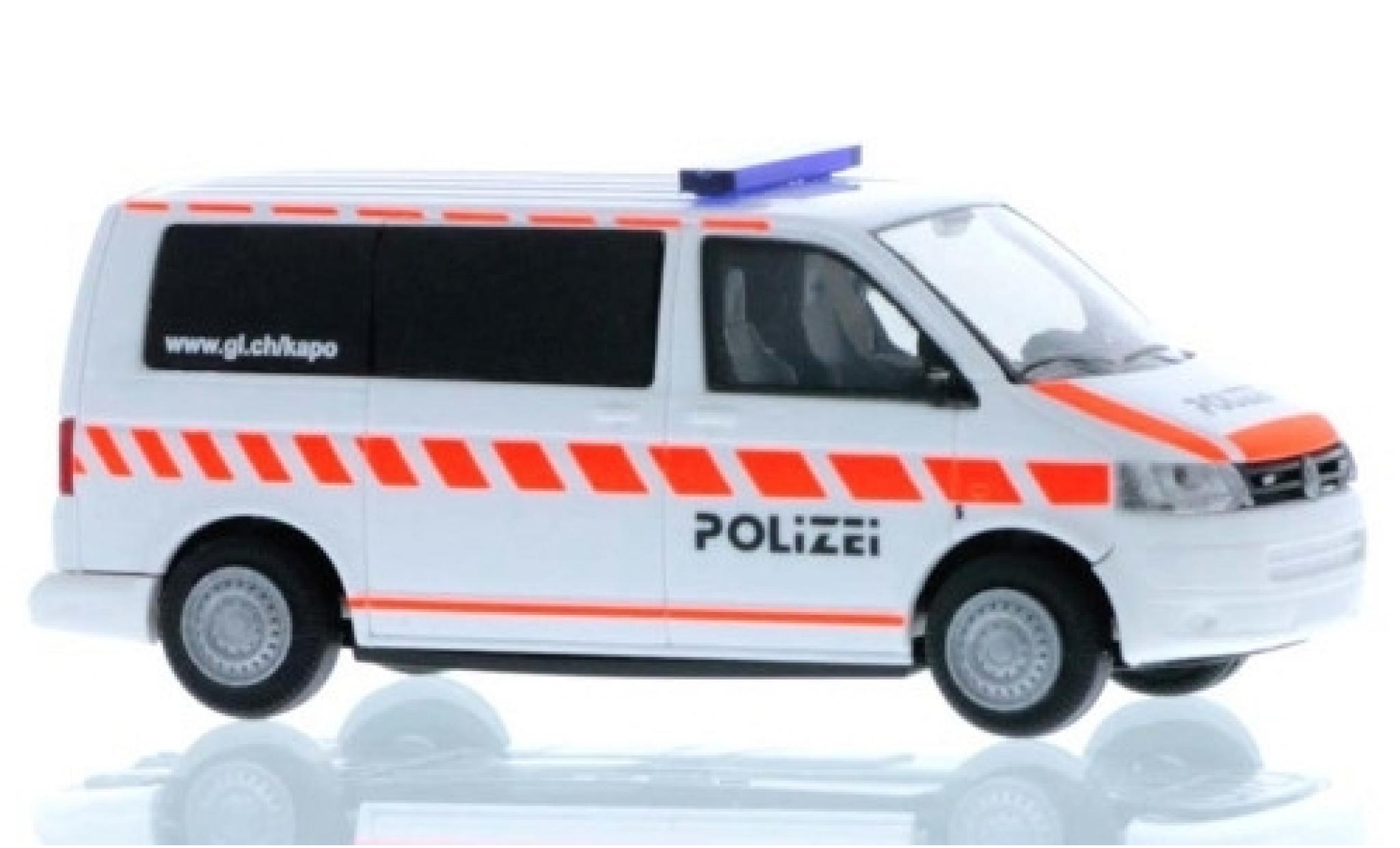 Miniature Volkswagen T Rietze Bus Kantonspolizei Glarus Voiture Miniature Com
