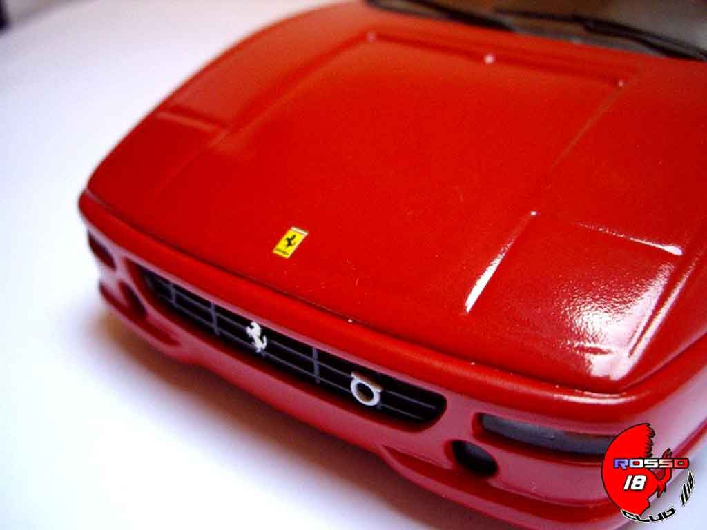 Ferrari F355 Berlinetta 1/18 Hot Wheels challenge rouge