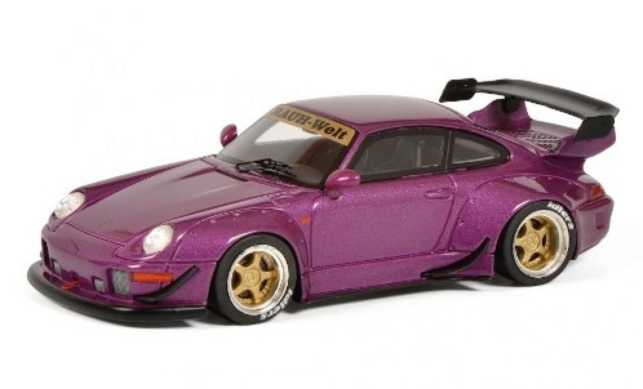 Porsche 993 RWB 1/43 Schuco 911 () RAUH-Welt RWB metallic-violette