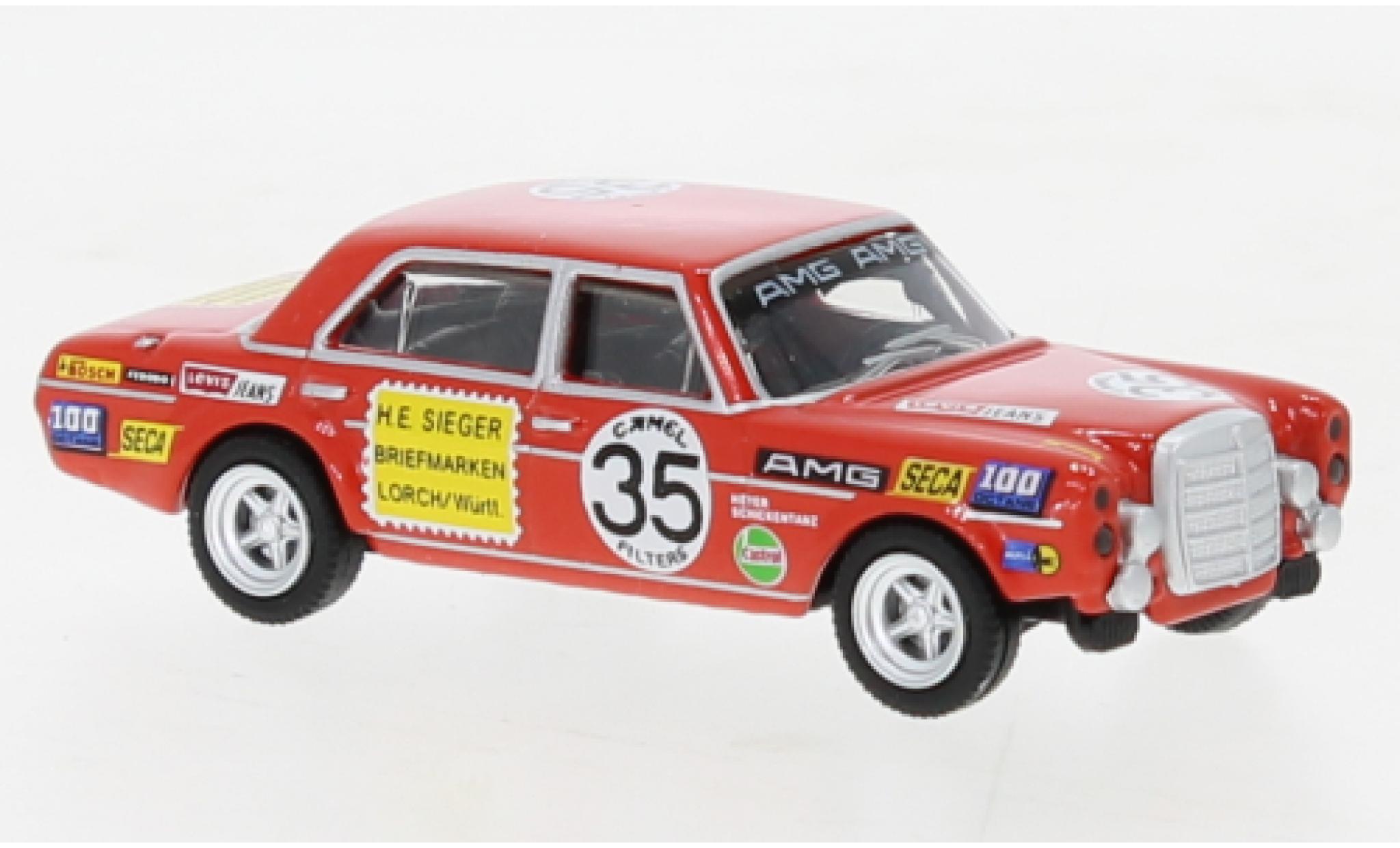 Miniature Mercedes 300 1 87 Schuco SEL 6 8 AMG No 35 Briefmarken Sieger