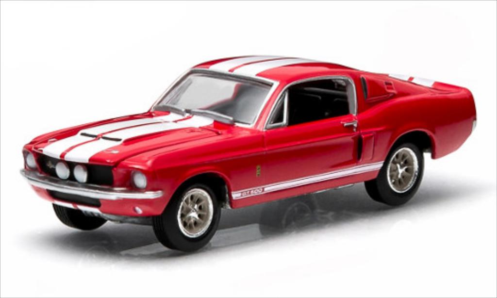 Shelby GT 500 1/64 Greenlight rouge 1967 miniature