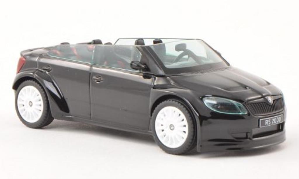 Skoda Fabia 1/43 Abrex 2000 Concept Car noire mit blancheen Felgen miniature