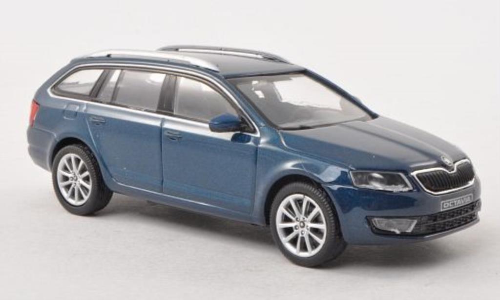 Diecast Model Cars Skoda Octavia 1 43 Abrex Iii Combi Bleu Grun 13 Alldiecast Us