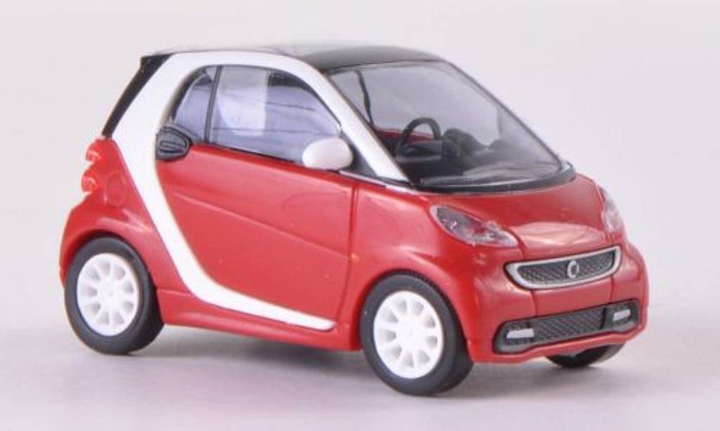 Smart ForTwo coupe 1/87 Busch Fortwo coupe rouge 2012