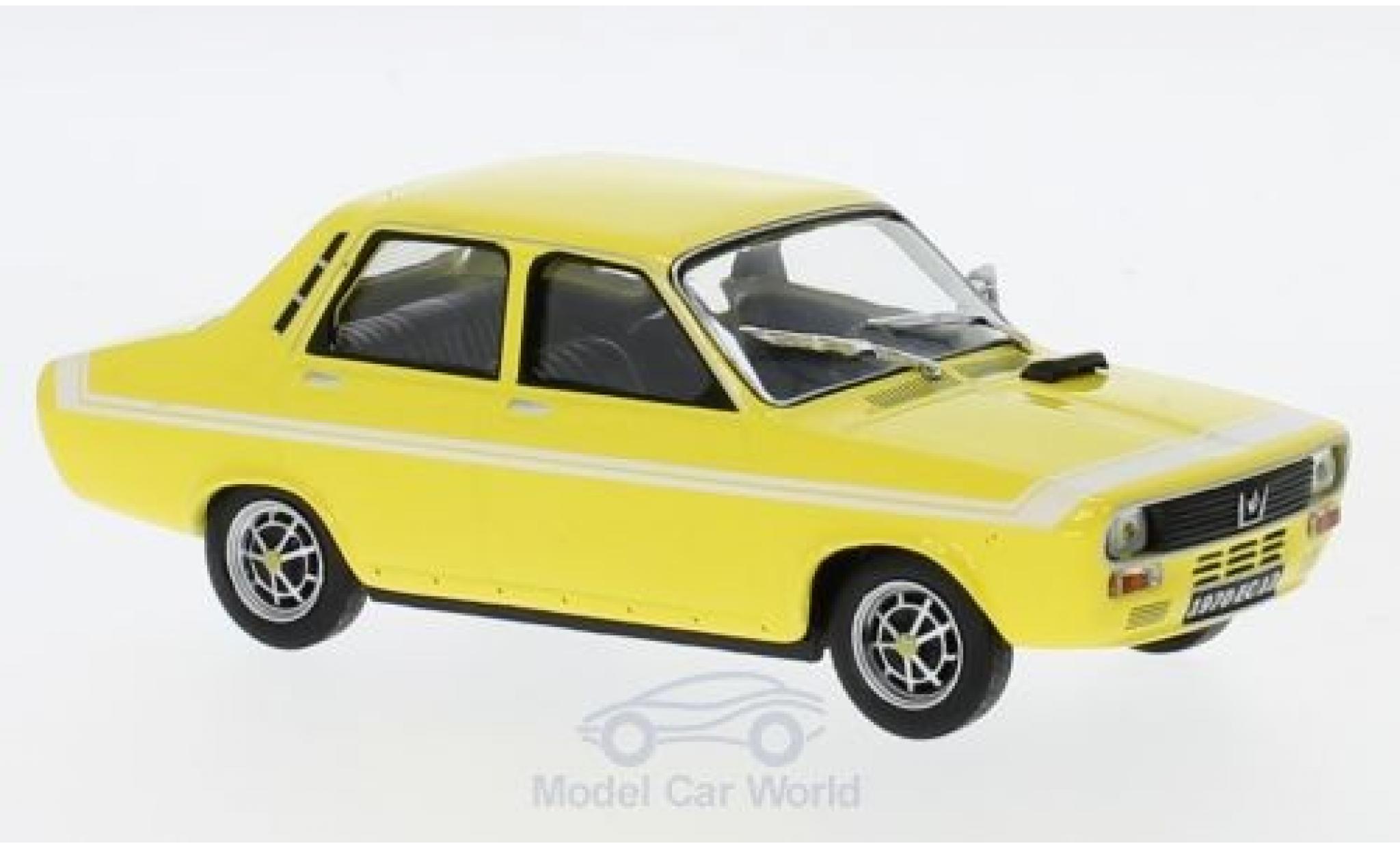 Renault r12 Gordini amarillo 1970-1:43 solido