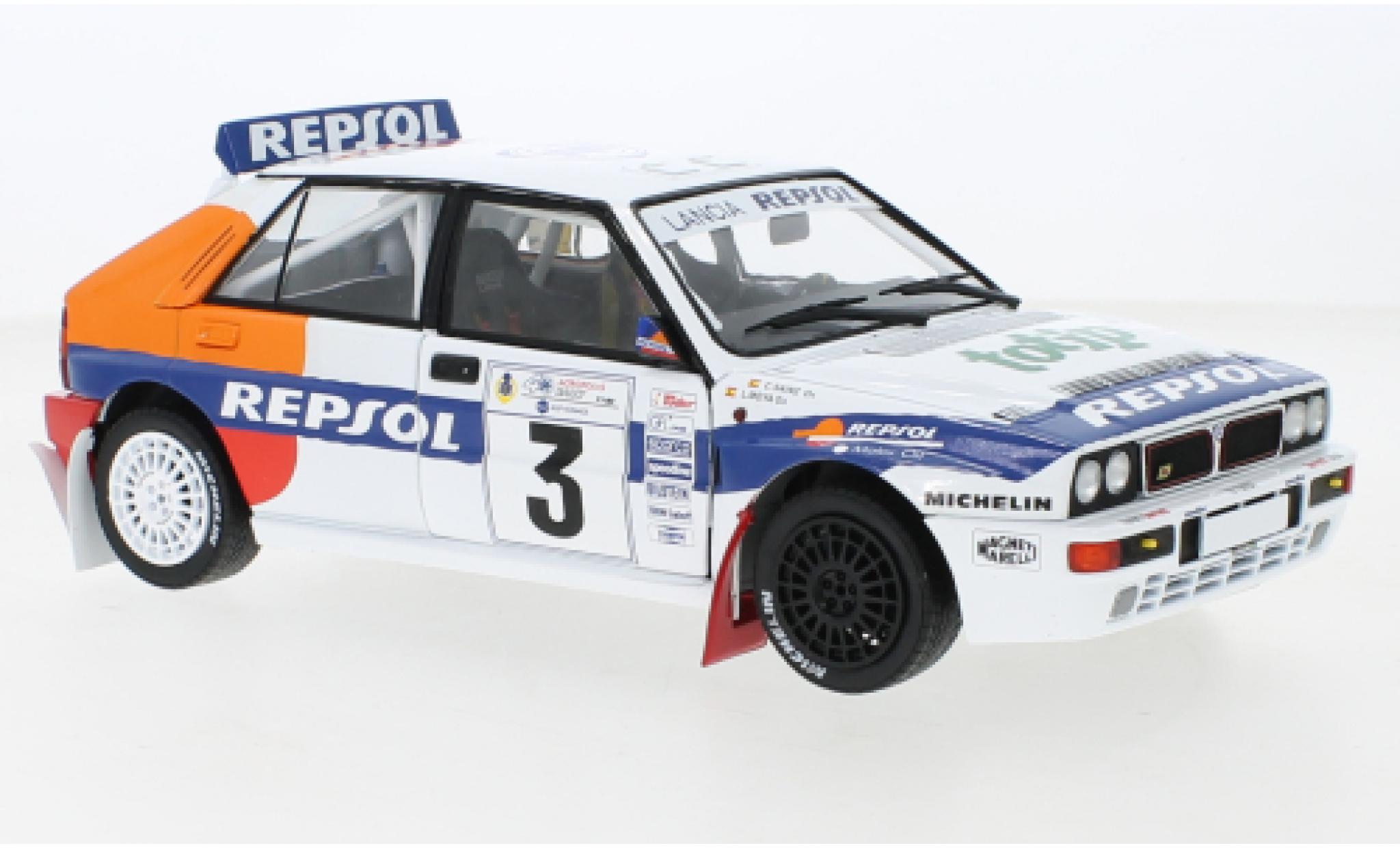 Diecast model cars Lancia Delta 1/18 Solido HF Integrale No.3