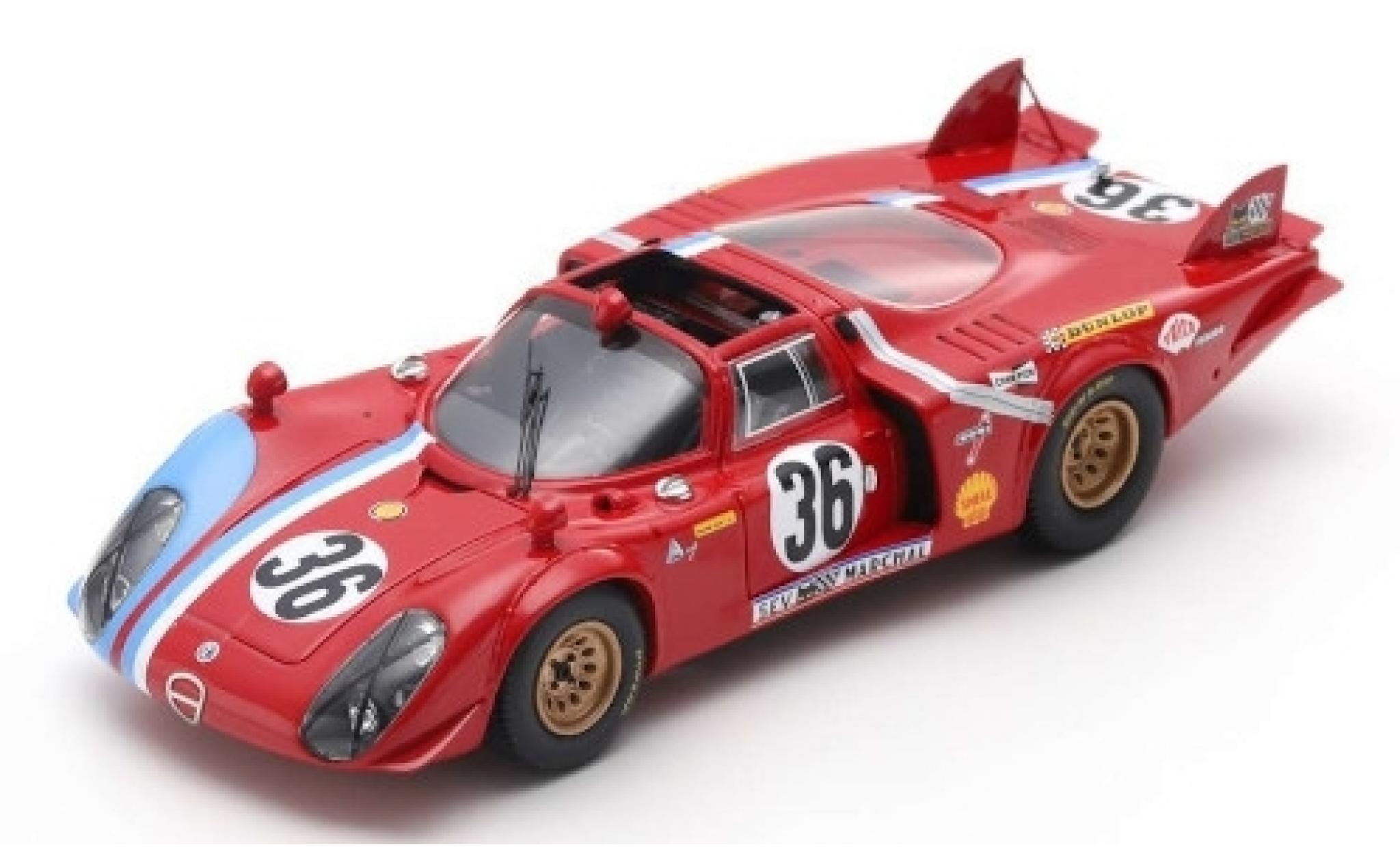 Alfa Romeo T33 1/43 Spark /2 No.36 24h Le Mans 1969 T.Pilette/R.Slotemaker