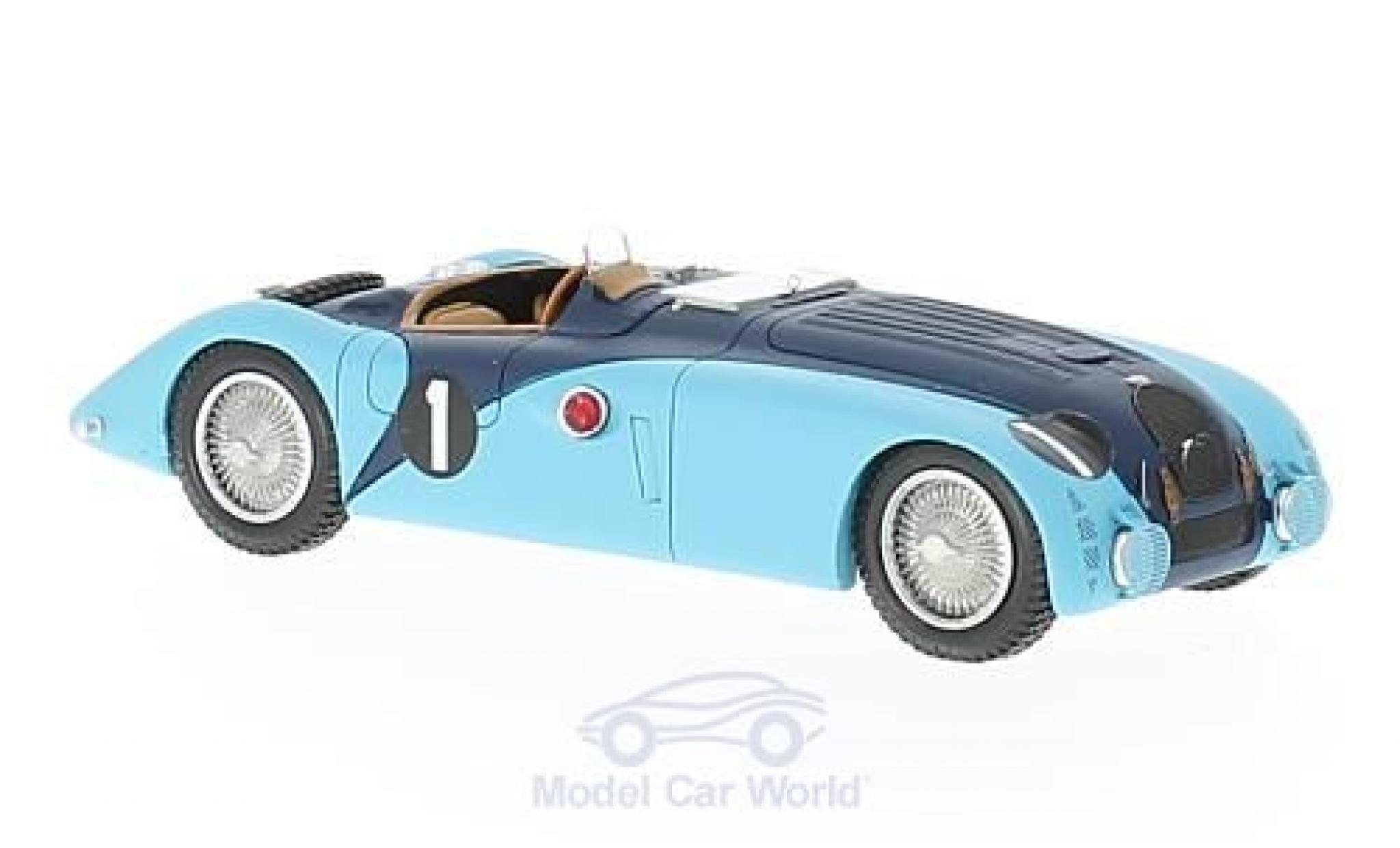 Bugatti 57 S 1/43 Spark G RHD No.1 24h Le Mans 1937 R.Labric/P.Veyron