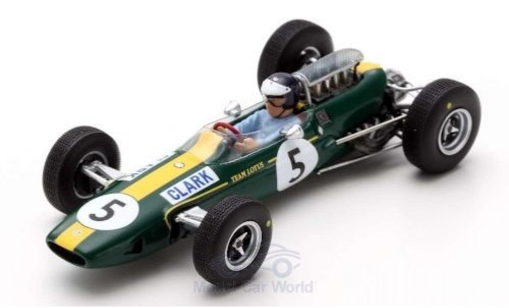 Lotus 33 1/43 Spark No.5 Formel 1 GP Großbritannien 1965 J.Clark