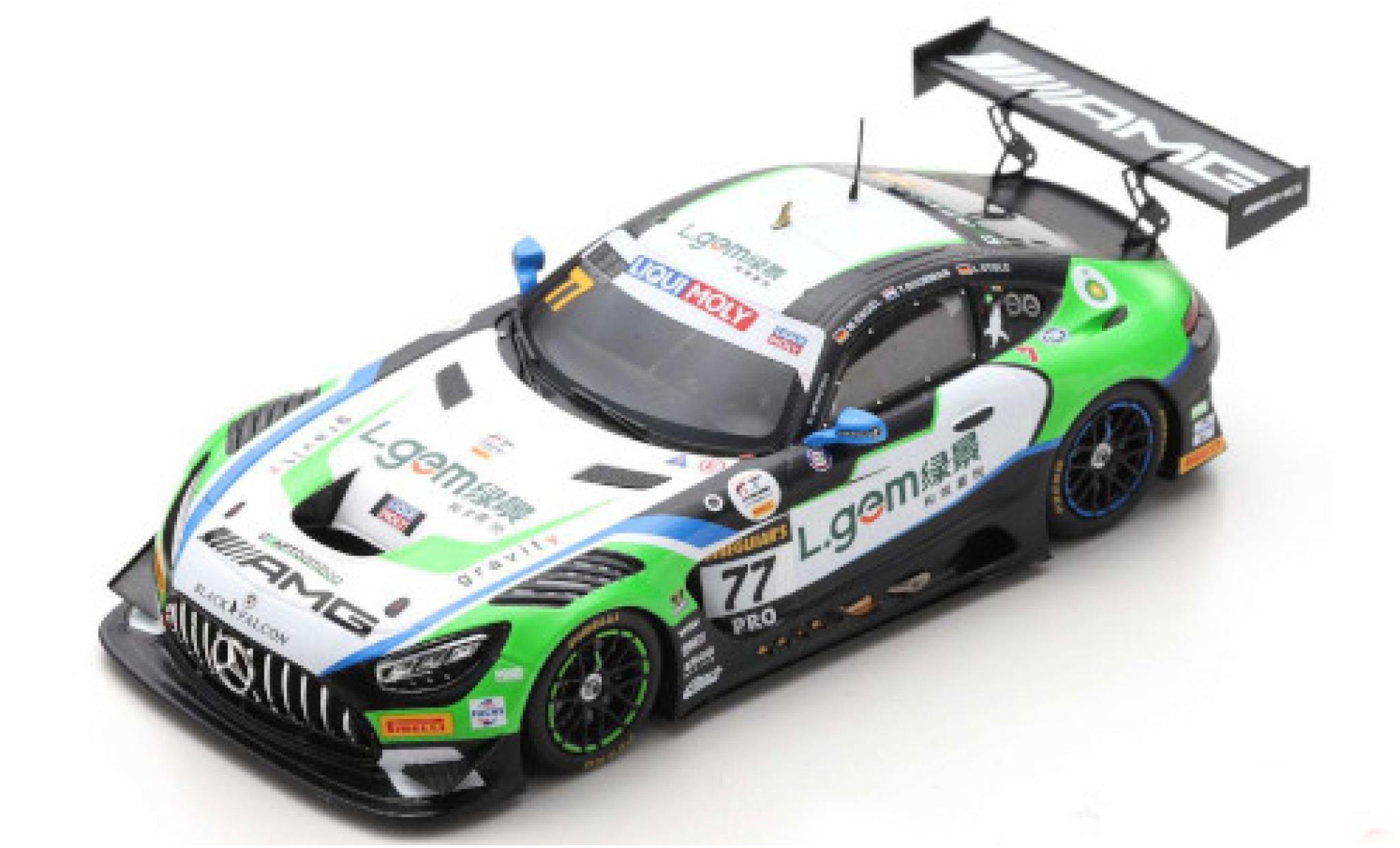 Mercedes AMG GT 1/43 Spark 3 No.77 -AMG Team CraftBamboo Racing 12h Bathurst 2020 M.Engel/L.Stolz/Y.Buurman
