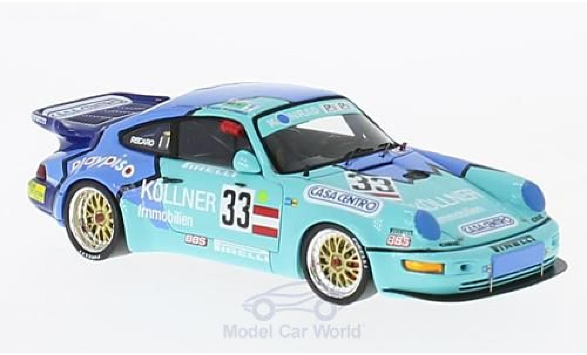 Diecast Model Cars Porsche 993 Turbo 1/43 Spark 911 Turbo No.33 24h Le ...