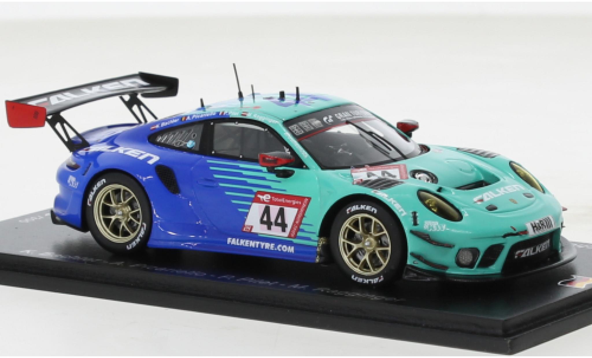 Diecast model cars Porsche 991 GT3 R 1/43 Spark 911 No.44 Falken