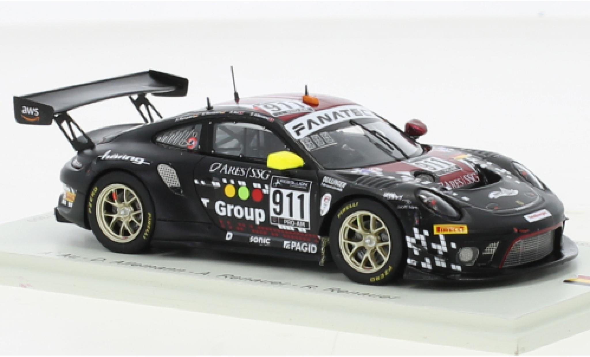 Porsche 991 GT3 R 1/43 Spark 911  No.911 Herberth Motorsport 24h Spa 2021