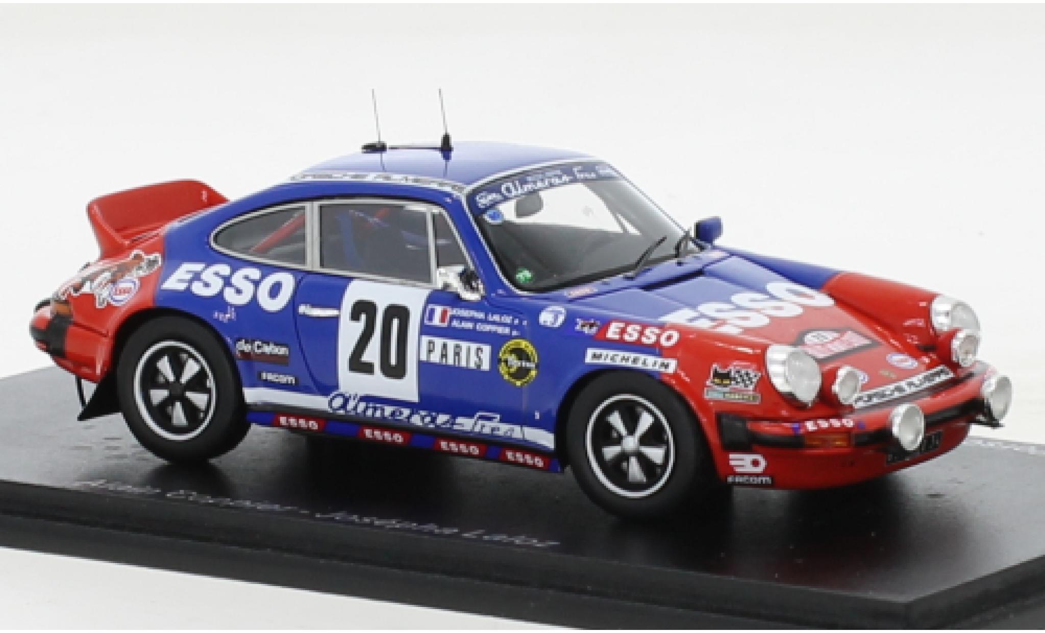 Miniature Porsche 930 1 43 Spark 911 Carrera No 20 Esso Rallye WM