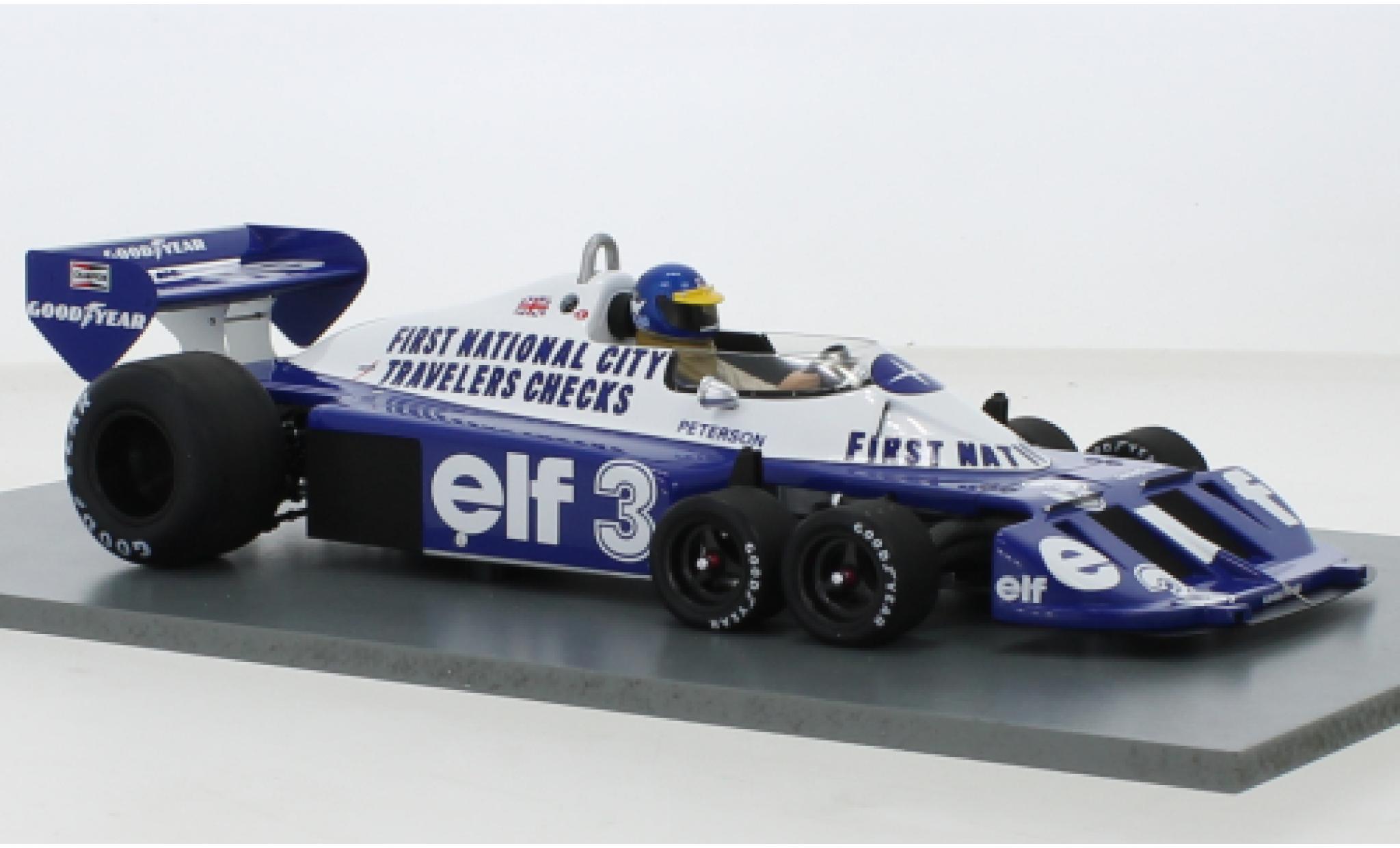 Diecast model cars Tyrrell P34 1/18 Spark No.3 First National City