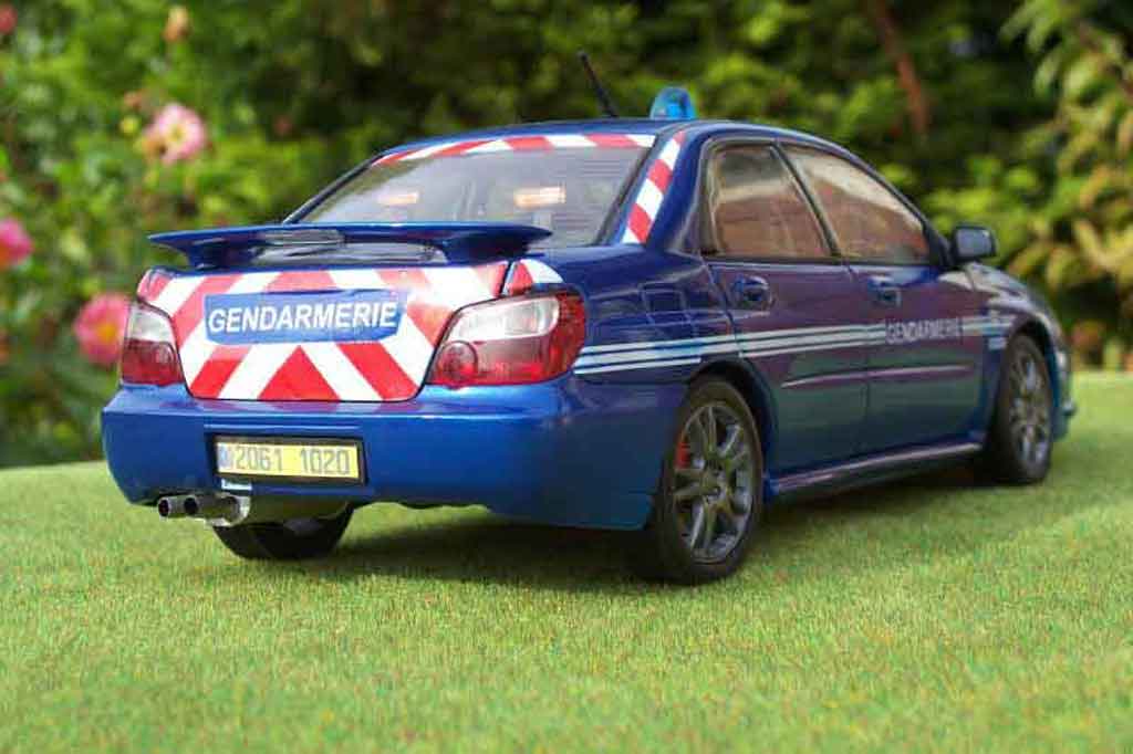 Subaru Impreza WRX 1/18 Autoart STI WRX gendarmerie / police