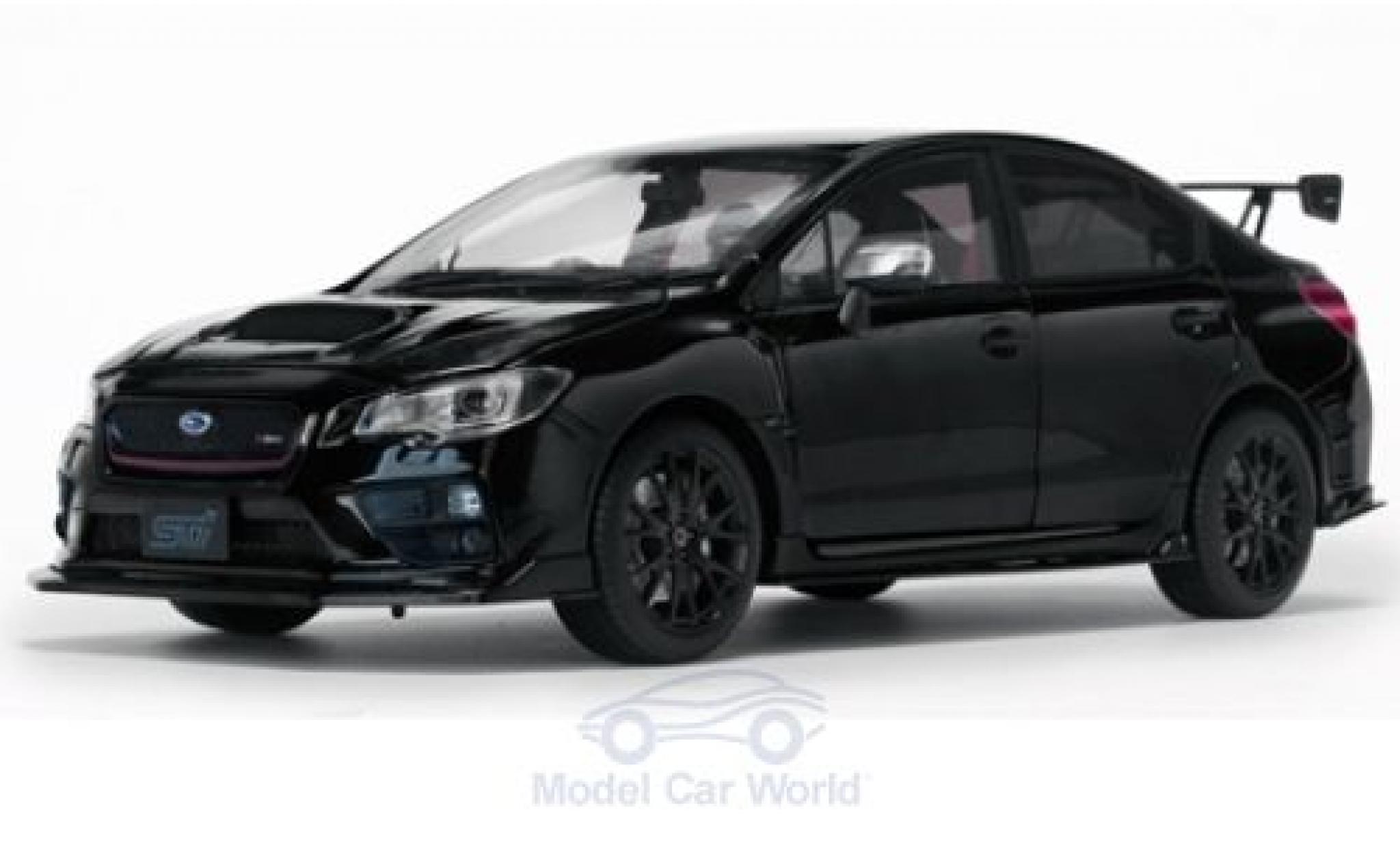 Diecast model cars Subaru WRX 1/18 Sun Star STI (S207) black RHD