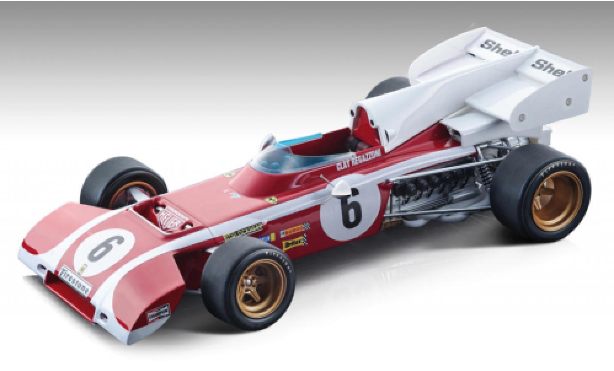 Ferrari 312 1/18 Tecnomodel B2 No.6 Formel 1 GP Südafrika 1972 C.Regazzoni