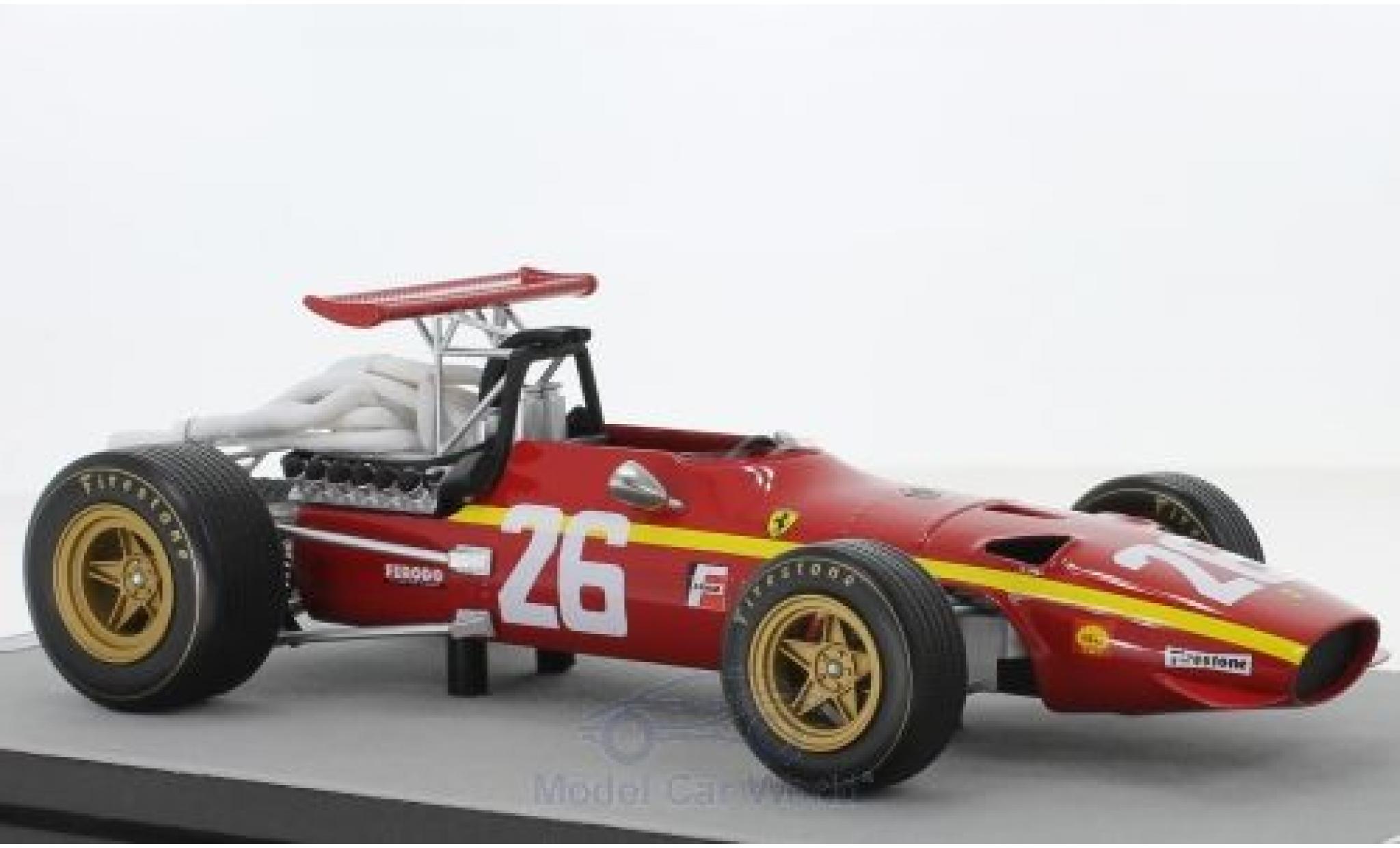 Ferrari 312 1/18 Tecnomodel F1/68 No.26 Scuderia Formel 1 GP Frankreich 1968 J.Ickx