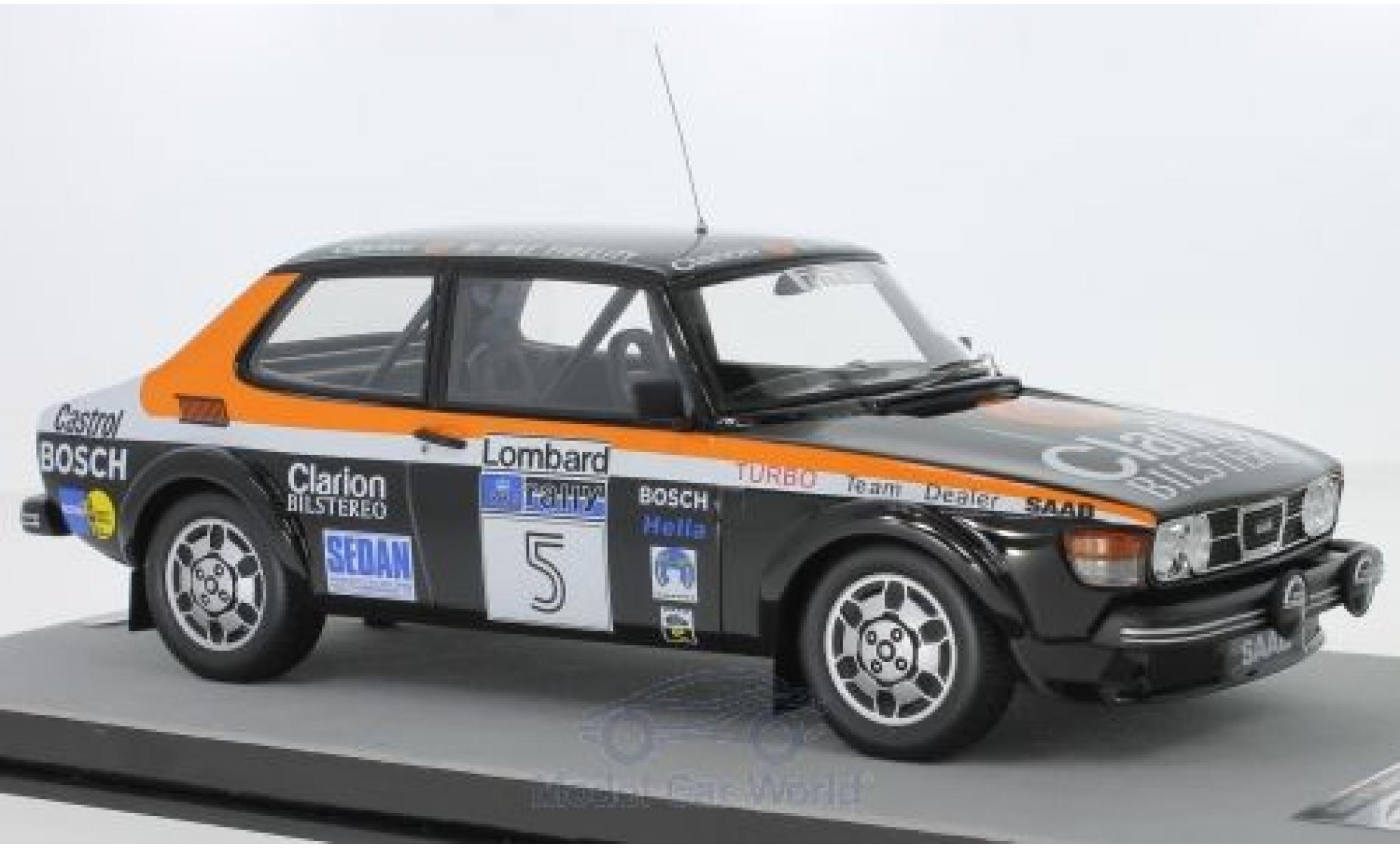 Coche Miniatura Saab 99 1 18 Tecnomodel Turbo No 5 Rally Costa Smeralda