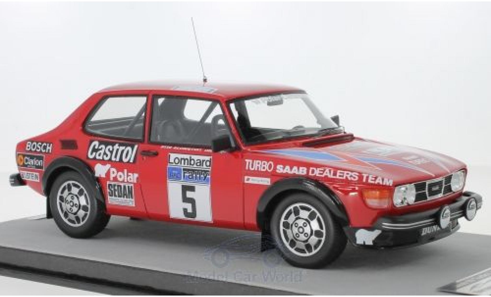 Modellino In Miniatura Saab 99 1/18 Tecnomodel Turbo No.5 Rallye WM ...