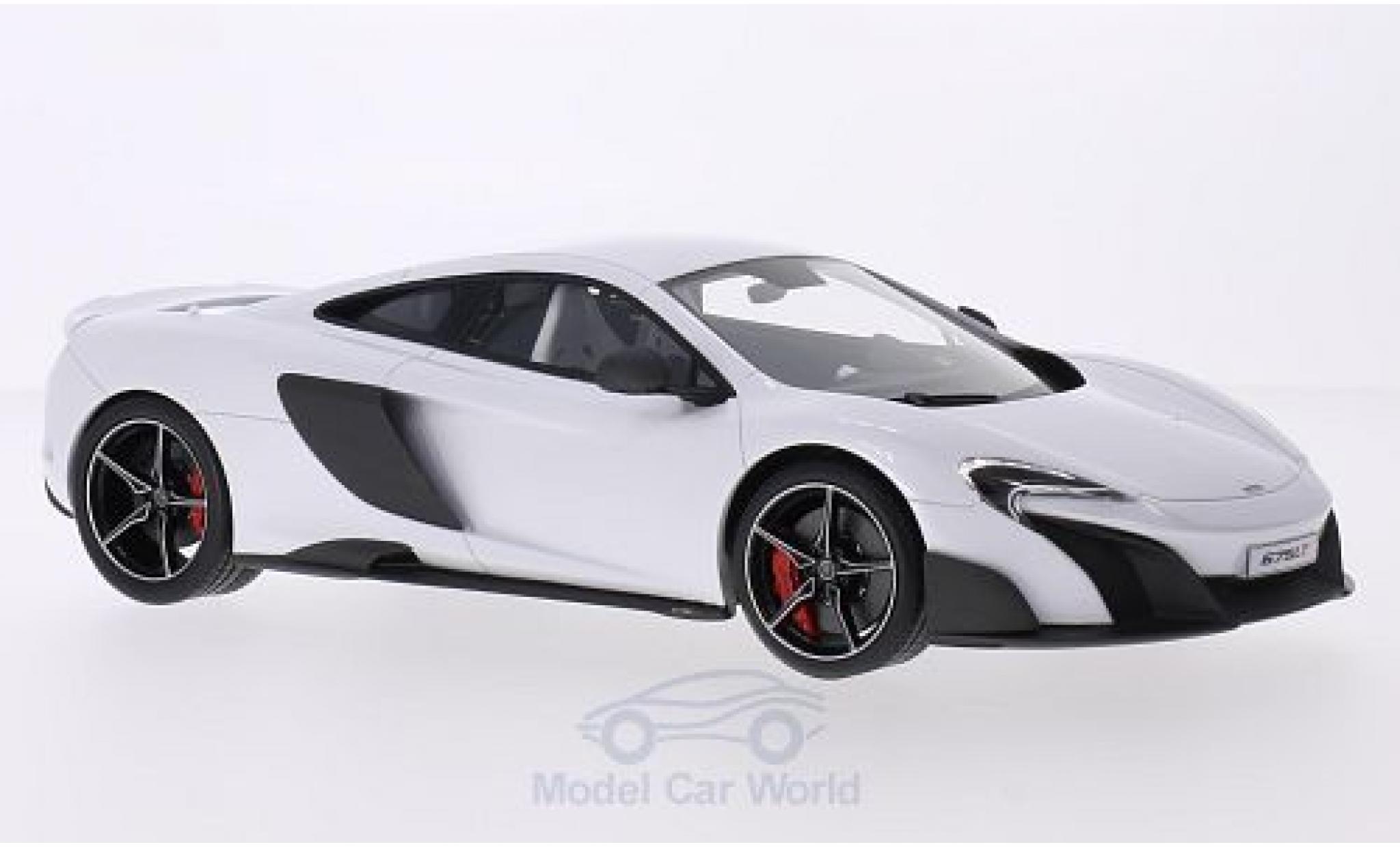 McLaren 675 1/18 Top Speed LT metallic-blanche 2015