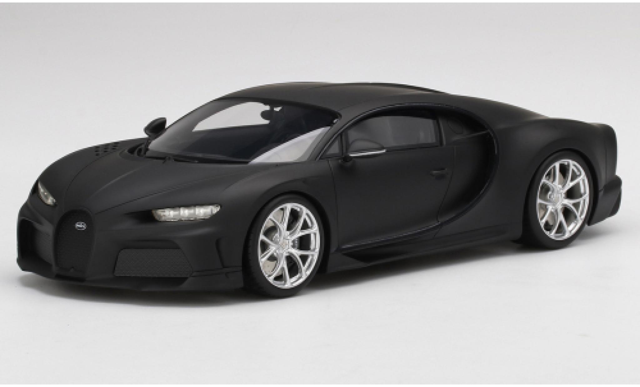 Diecast model cars Bugatti Chiron 1/18 Top Speed Super Sport 300+  matt-black 2020 